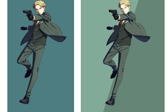 convert anime image into vector tracing