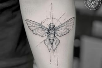 do your desired minimal tattoo and cartoon designs