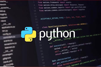 do python programming tasks and coding algorithms with gui