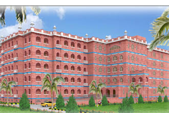 professional 3d exterior house and building design