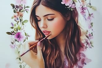 draw a watercolor illustration