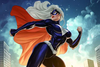 draw your favorite character or superhero character