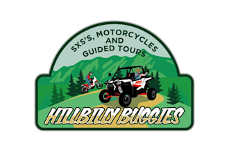 design tenessy company with baggies and motorcycle tours logo