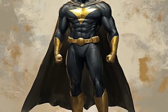 design cool superhero character im really good at this