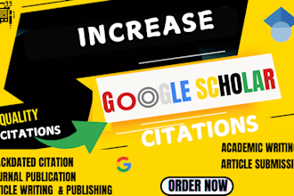 increase google scholar citations, backdate citations, and publish article