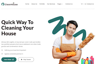 cleaning service website with booking koala, booking koala website, bookingkoala