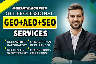 generative engine optimization GEO and SEO for chatgpt, ai search, and google