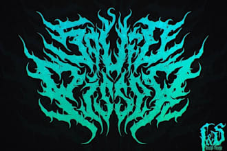 design a logo for your black, death, or thrash metal band