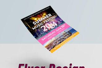 design a professional print ready brochure, flyer or menu