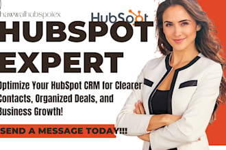 hubspot CRM data cleanup contact list deals organization lead form newsletter
