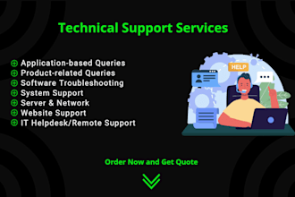 fix PC or server issues fast, 24x7 IT support for windows, linux, networking