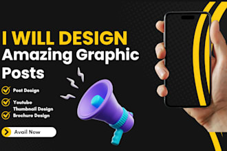 design an amazing graphic posts
