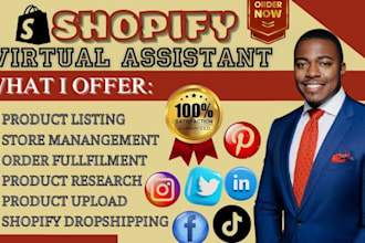 shopify virtual assistant shopify manager for shopify marketing cro audit UK USA