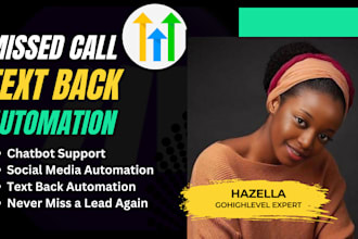 do gohighlevel missed call text back automation and call tracking service