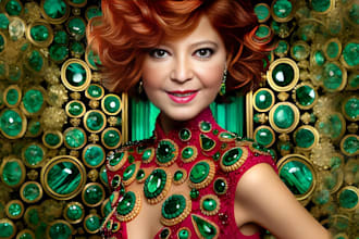 mirror the infinite versions of you in a timeless portrait with ai expertise