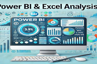 professional power bi and excel data analysis and dashboard design services