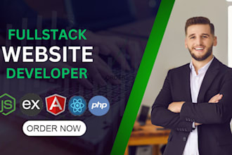 build, rebuild website development as full stack, frontend, backend developer