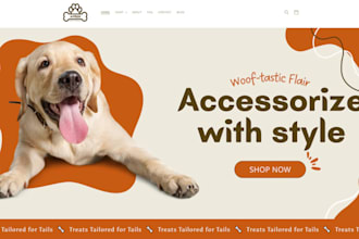 design pet store pet shopify store pet dropshipping pet accessories pet website