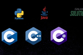 code cpp python java csharp and c language programming