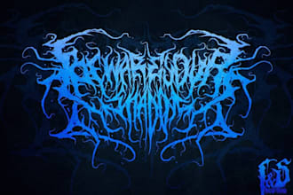 make a warhammer inspired logo
