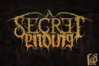 create an apocalyptic metal logo