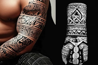design your polynesian tribal tattoo