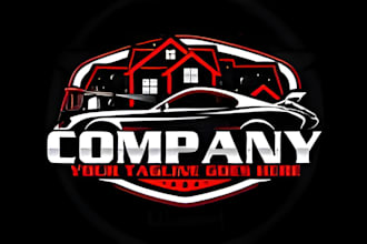 design mobile detailing, auto detailing, automotive and car wash logo