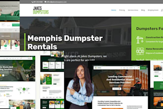 design home cleaning website laundry office dumpster rental janitor website
