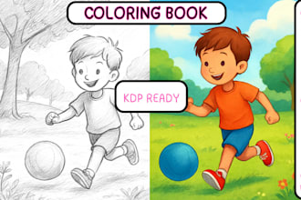 do bold and easy coloring book children colouring book kdp kids coloring book