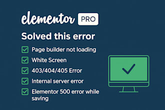 repair any kind of wordpress bug and elementor errors