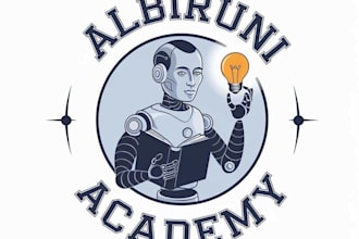 design a modern and minimalist academy logo