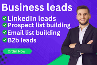 do business leads, linkedin leads and email list