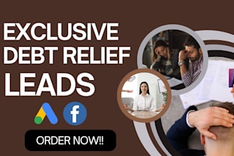 generate debt relief leads debt relief website debt relief sales funnel via ads