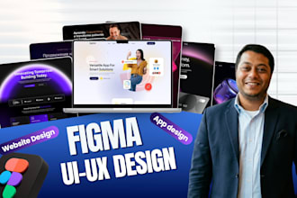 do figma website design, figma design, figma ui ux design, figma app design