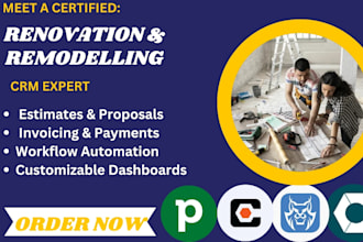setup renovation and remodellingcrm pipedrive procore acculynx contractorforeman