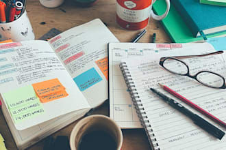 do research and summary writing, case study, report writing, market research