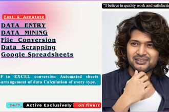 do accurate online data research, data enrichment  and web research