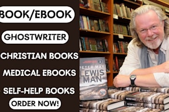 ghostwrite nonfiction ebook, non fiction book ghostwriter, ebook writer