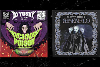 design an album cover art or music artwork