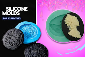 design silicone molds for 3d printing