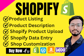 add shopify product, etsy, ebay, amazon product listing, product upload