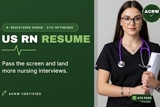 write an ats nursing resume for registered nurse, new grad and travel rn