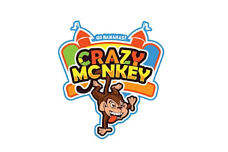 make specialist crazy monkey and gaming logo