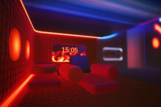 create stunning vrchat world vrc world 3d environment vr world metaverse, unity