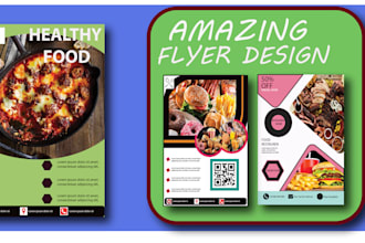 do  graceful  flyer designs in ,corporate,food, school admission etc