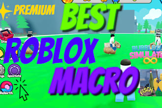 make you a macro for a roblox game