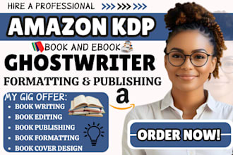 be amazon kdp non fiction ebook ghostwriter book writer book publishing editing