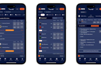 develop sportsbet app,  sportsbet website, fantasy sport bet app or website