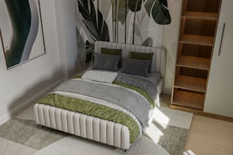 provide 3d interior design for kitchen or bedroom