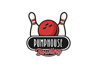 create a bowling team outstanding logo for a bar